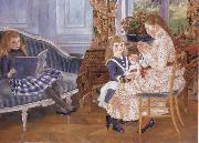 Pierre-Auguste Renoir Children-s Afternoon at Wargemont oil painting